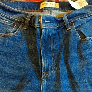 Abercrombie 90s straight real jeans new with tags
